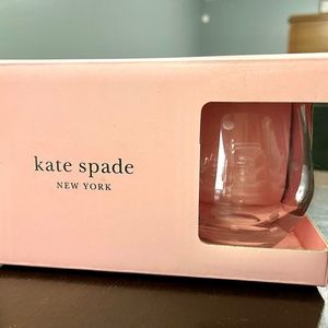 Kate Spade Stemless Wine Glasses